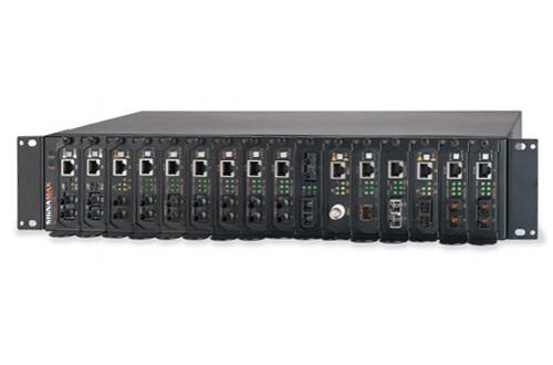 16-Bay Rack Mount Media Converter Chassis
