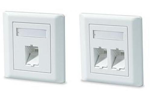 Single- and Dual-Port Angled Keystone Outlets 