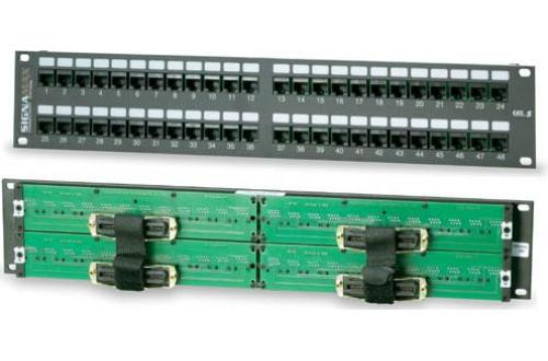 Fast Ethernet Modular-Telco Patch Panels 