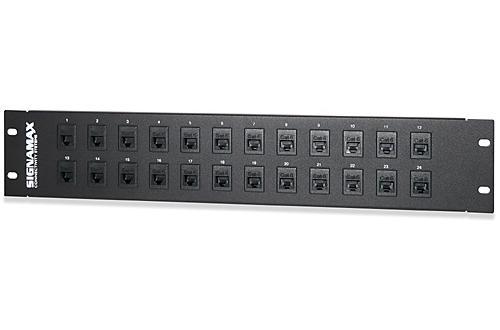 Category 5e Standard-Density Feed-Thru Patch Panels