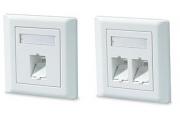 Single- and Dual-Port Angled Keystone Outlets 