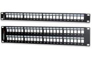 High-Density Field-Configurable Unloaded Multimedia Patch Panels 