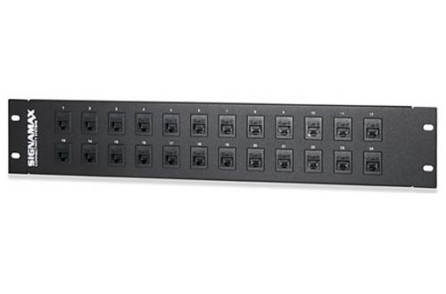 Category 6A Standard-Density Feed-Thru Patch Panels  