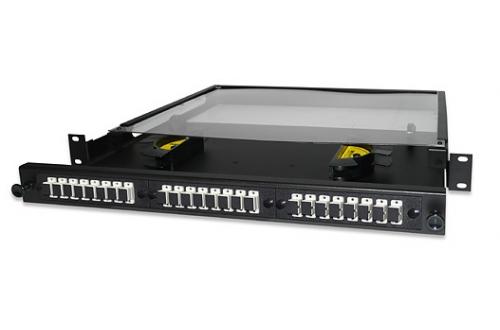 18- to 72-Fiber Low-Profile Optical Fiber Enclosure