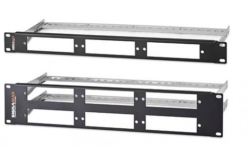 Modular Optical Fiber Panels with Cable Management Bars